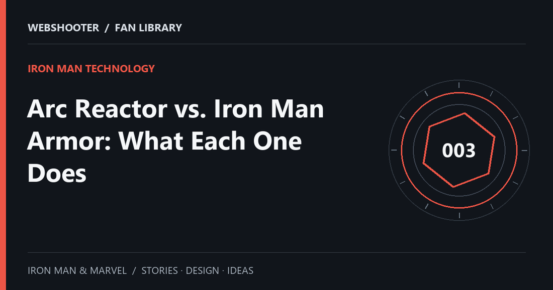 Editorial cover: Arc Reactor vs. Iron Man Armor: What Each One Does