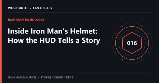 Editorial cover: Inside Iron Man's Helmet: How the HUD Tells a Story