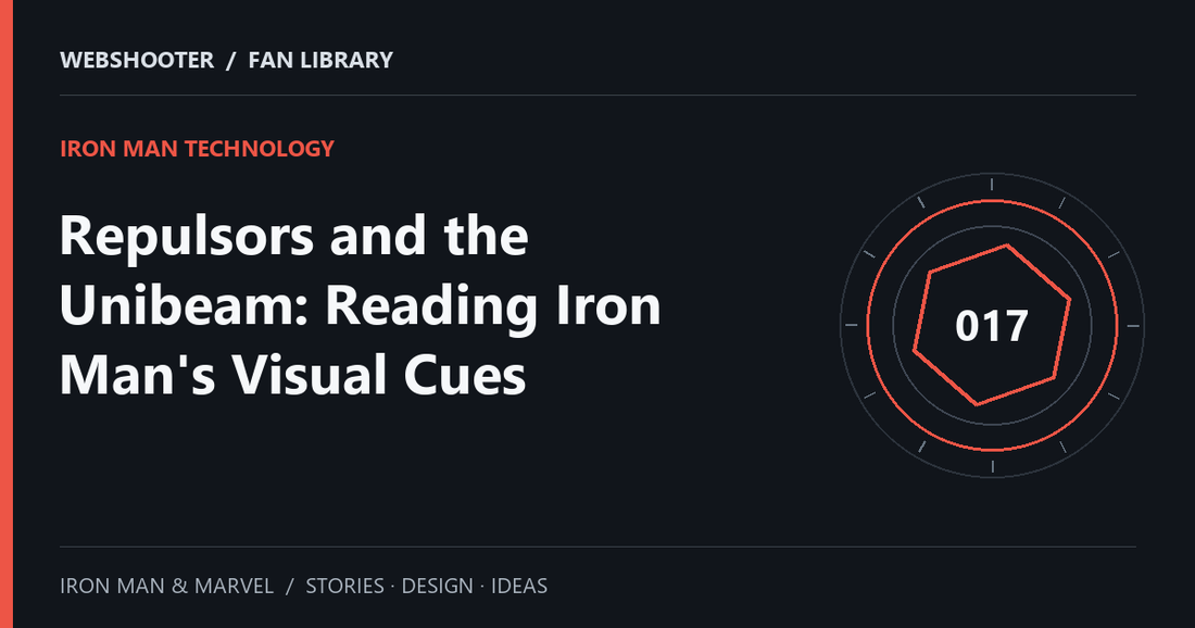 Editorial cover: Repulsors and the Unibeam: Reading Iron Man's Visual Cues