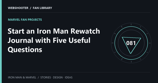 Editorial cover: Start an Iron Man Rewatch Journal with Five Useful Questions