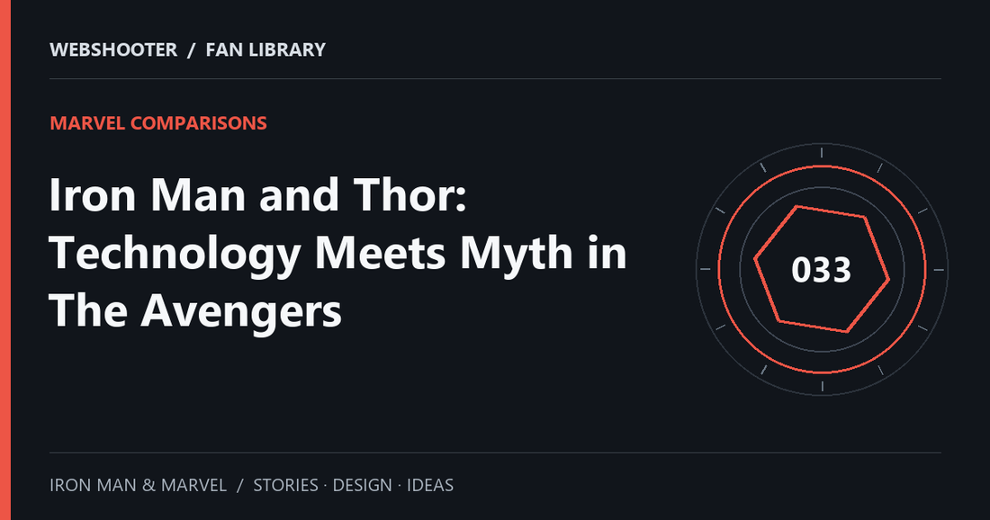 Editorial cover: Iron Man and Thor: Technology Meets Myth in The Avengers