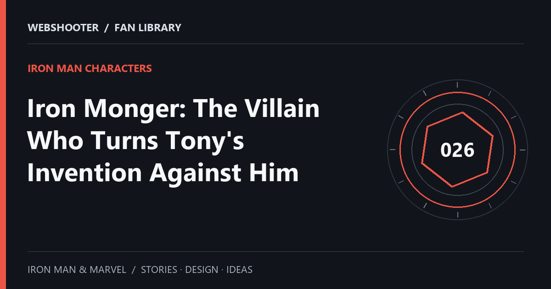 Editorial cover: Iron Monger: The Villain Who Turns Tony's Invention Against Him