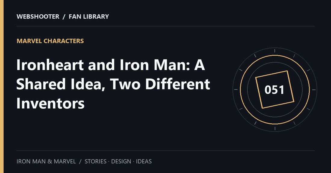 Editorial cover: Ironheart and Iron Man: A Shared Idea, Two Different Inventors