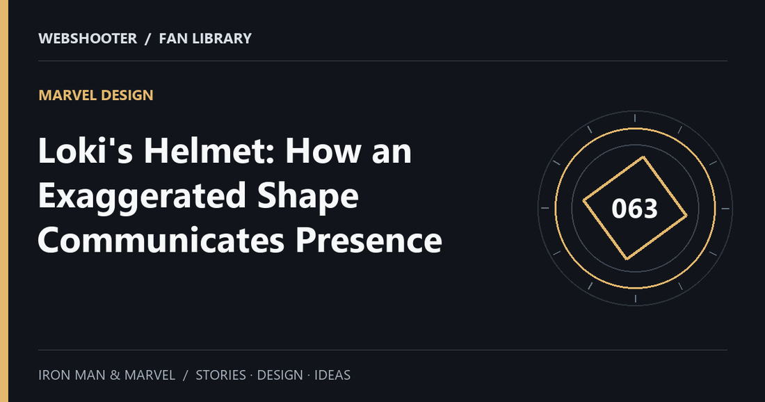 Editorial cover: Loki's Helmet: How an Exaggerated Shape Communicates Presence