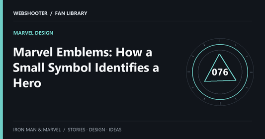 Editorial cover: Marvel Emblems: How a Small Symbol Identifies a Hero