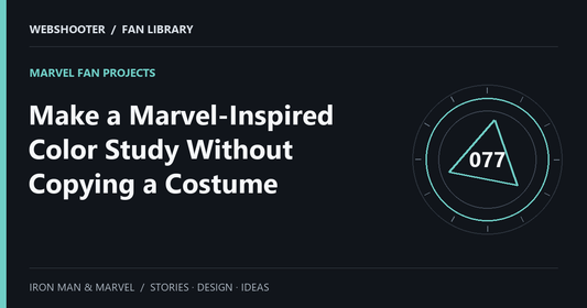 Editorial cover: Make a Marvel-Inspired Color Study Without Copying a Costume