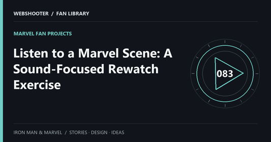 Editorial cover: Listen to a Marvel Scene: A Sound-Focused Rewatch Exercise