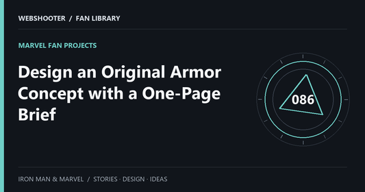Editorial cover: Design an Original Armor Concept with a One-Page Brief