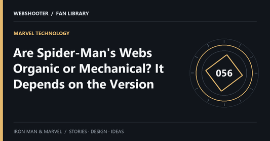 Editorial cover: Are Spider-Man's Webs Organic or Mechanical? It Depends on the Version