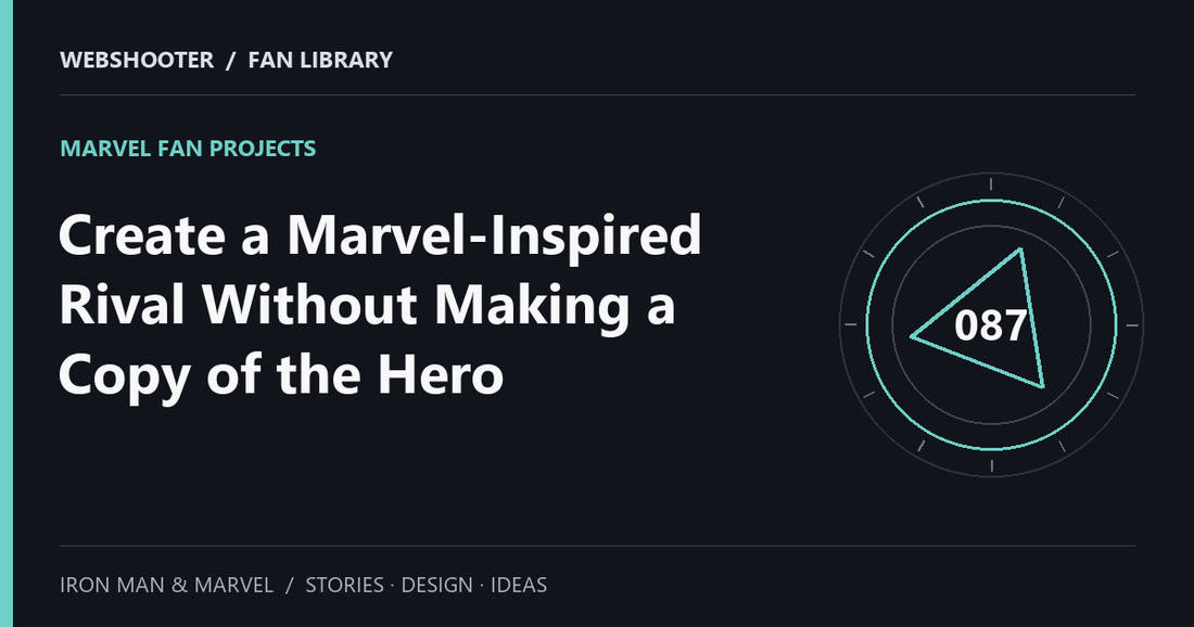 Editorial cover: Create a Marvel-Inspired Rival Without Making a Copy of the Hero