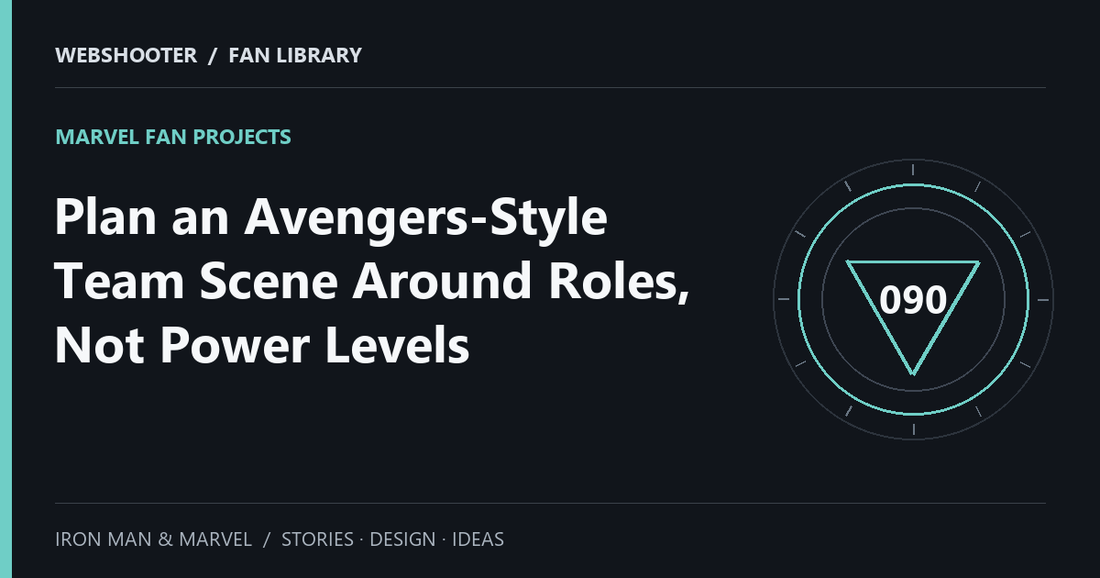 Editorial cover: Plan an Avengers-Style Team Scene Around Roles, Not Power Levels