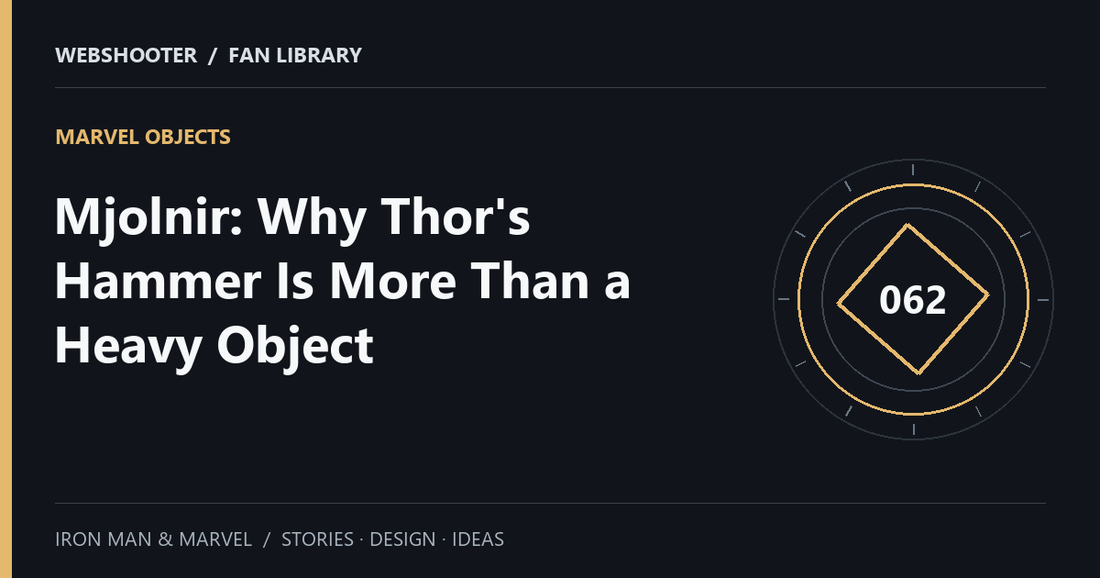 Editorial cover: Mjolnir: Why Thor's Hammer Is More Than a Heavy Object