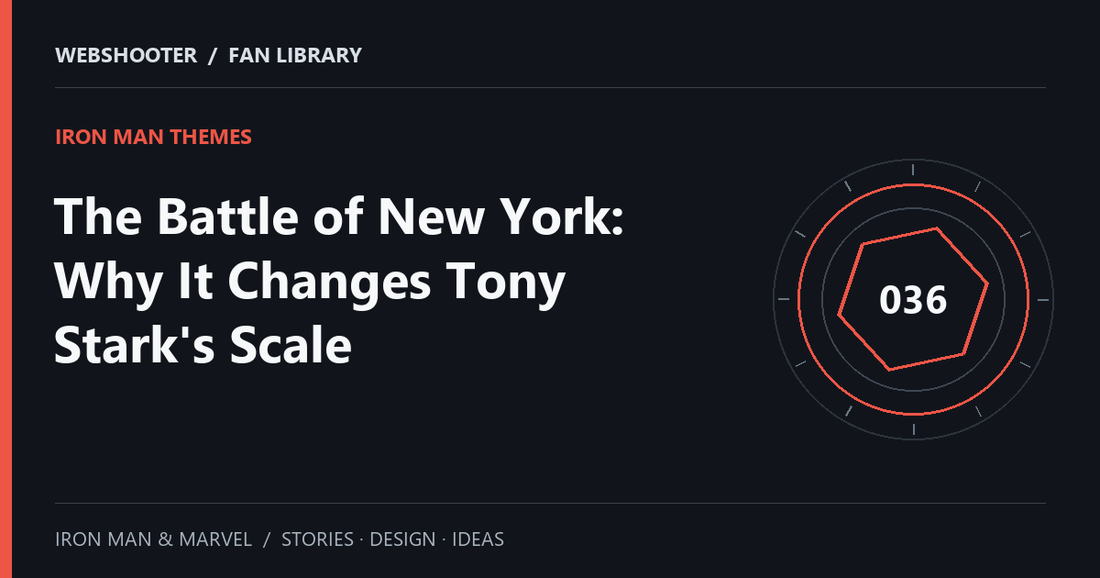 Editorial cover: The Battle of New York: Why It Changes Tony Stark's Scale