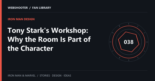 Editorial cover: Tony Stark's Workshop: Why the Room Is Part of the Character