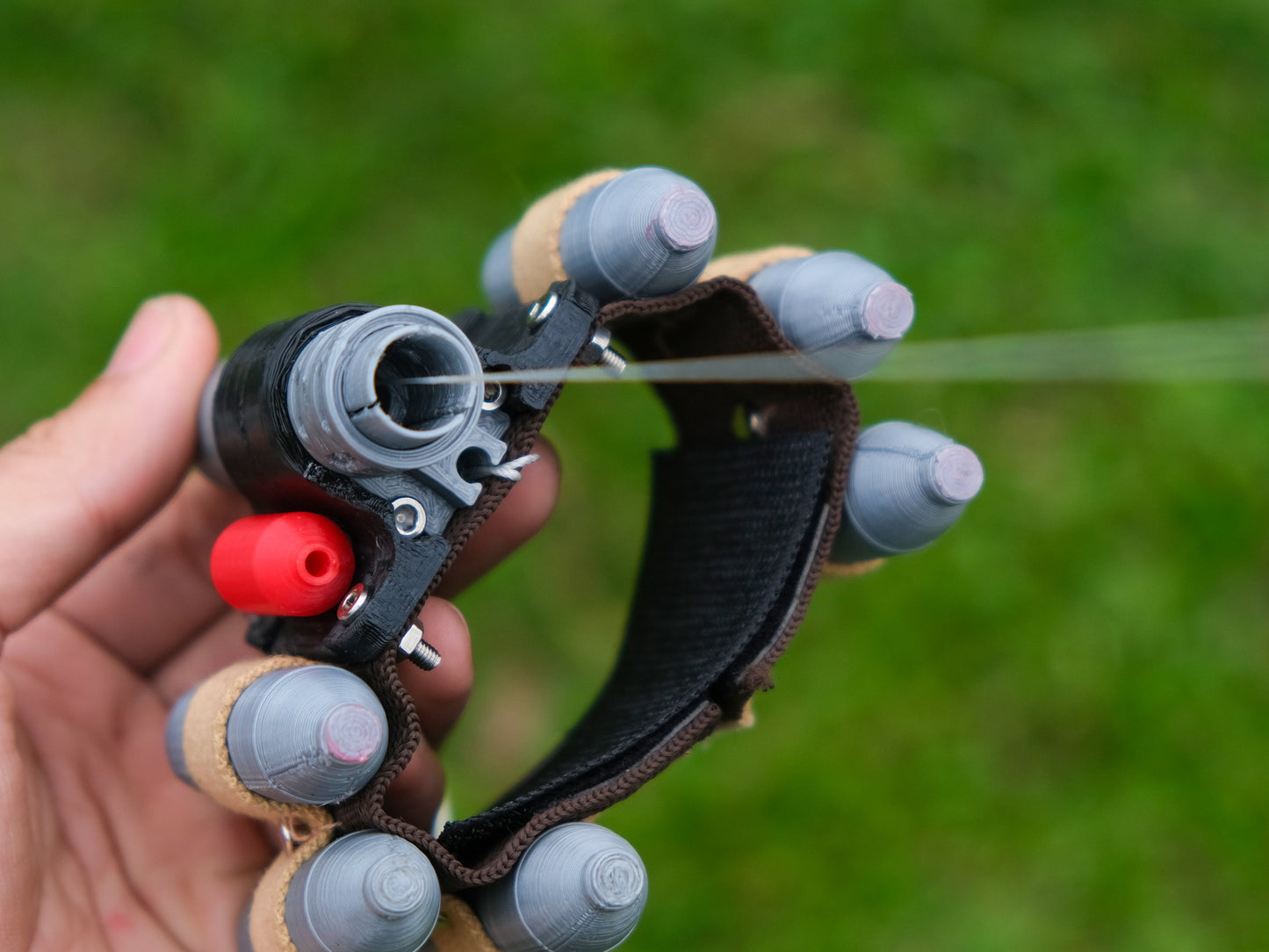 The Amazing SCARLET Spider-Man PS4 Web Shooter That Shoots. Web Shooter inspired by No Way Home. Great gift for Spider-Man fans